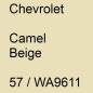 Preview: Chevrolet, Camel Beige, 57 / WA9611.